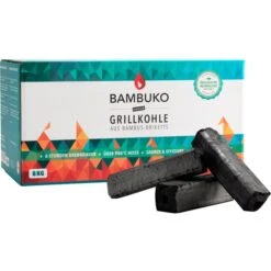 MCBrikett McBrikett Bambuko Grillkohle, 8kg, Holzkohle