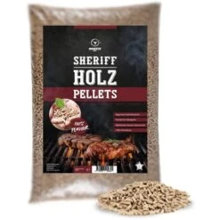 Günstiges Grill Geschäft 22 Moesta Hartholz Pellets Kirsche, 5kg, Brennstoff