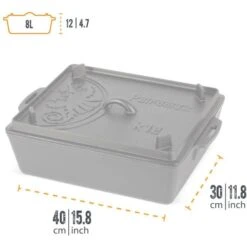 Petromax Kastenform Mit Deckel K12, Topf -Günstiges Grill Geschäft Petromax Kastenform mit Deckel k12 Topf@@1914391 3