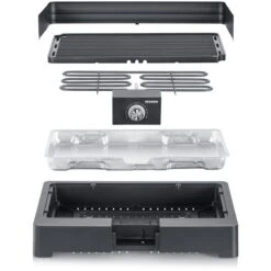 Severin PG 8562 Tischgrill Mit Grillplatte, Elektrogrill -Günstiges Grill Geschäft Severin PG 8562 Tischgrill mit Grillplatte Elektrogrill@@1740660 3