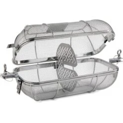 Weber CRAFTED Drehspieß-Korb Fein 7686, Grillkorb