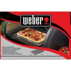 Weber Glasierter Pizzastein 18414, Eckig 44cm X 30cm -Günstiges Grill Geschäft Weber Glasierter Pizzastein 18414 eckig 44cm x 30cm@@1808790 3